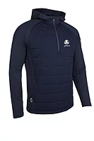 s.RYDER CUP PYRENEES Ryder Cup Hybrid Padded Performance Midweight Golf Hoodie - Navy