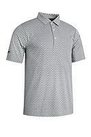 g.RADLEY Fan Print Tailored Collar Golf Shirt - Light Grey/Navy