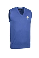 g.RYDER CUP RANKIN Ryder Cup V Neck LightweightMerino Golf Slipover - Tahiti Marl