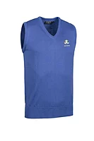 g.RYDER CUP RANKIN Ryder Cup V Neck LightweightMerino Golf Slipover - Tahiti Marl