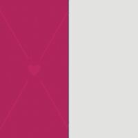 Raspberry Diamond Print/Silver