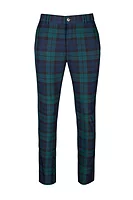 g.ROSS Lightweight Stretch Performance Golf Trousers - Tartan