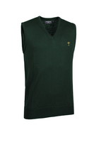 g.RYDER CUP RANKIN Ryder Cup V Neck LightweightMerino Golf Slipover - Tartan Green Trophy