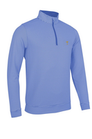 g.RYDER CUP WICK Ryder Cup Zip Lightweight Performance Golf Midlayer - White/Tahiti Stripe Trophy