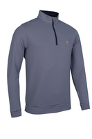 g.RYDER CUP WICK Ryder Cup Zip Lightweight Performance Golf Midlayer - Navy/White Stripes Trophy