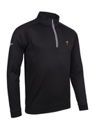 g.RYDER CUP ESK Ryder Cup Quarter Zip Performance Golf Midlayer - Black/White Trophy