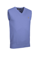 g.RYDER CUP THORNTON Ryder Cup V Neck Cotton Lightweight Slipover - Light Blue Trophy
