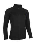 g.RYDER CUP MIREN Ryder Cup Full Zip Coverstitch Panelled Midlayer Midweight Golf Jacket - Black Trophy