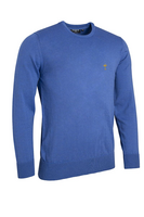 g.RYDER CUP KNOX Ryder Cup Crew Neck Lightweight Merino Golf Sweater - Tahiti Marl Trophy