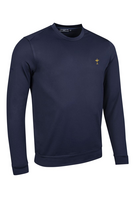 g.RYDER CUP FRASER Ryder Cup Crew Neck Performance Midweight Golf Midlayer - Navy Trophy