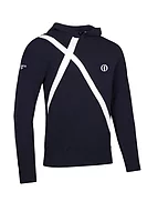 g.THE OPEN SALTIRE CAMERON HOODIE The Open Saltire Performance Midweight Golf Hoodie - Navy/White