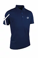 g.THE OPEN SALTIRE SHIRT The Open Saltire Performance Pique Golf Shirt - Navy