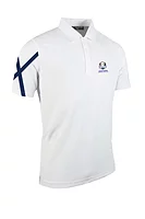 g.RYDER CUP SALTIRE SHIRT Ryder Cup Saltire Performance Pique Golf Shirt - White