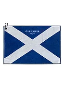 g.SALTIRE TOWEL Saltire Flag Jacquard Cotton Golf Towel - Ascot Blue/White