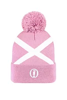 g.THE OPEN SALTIRE BEANIE The Open Thermal Lined Saltire Golf Bobble Hat - Candy/White