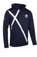 g.RYDER CUP SALTIRE CAMERON HOODIE Ryder Cup Saltire Performance Midweight Golf Hoodie - Navy/White