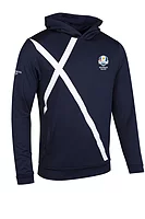 g.RYDER CUP SALTIRE CAMERON HOODIE Ryder Cup Saltire Performance Midweight Golf Hoodie - Navy/White