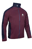 s.RYDER CUP SEVE Ryder Cup Seve Lightweight Waterproof Golf Jacket - Mulberry/Navy
