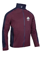 s.RYDER CUP SEVE Ryder Cup Seve Lightweight Waterproof Golf Jacket - Mulberry/Navy