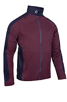 s.SEVE Seve Lightweight Waterproof Golf Jacket - Mulberry/Navy