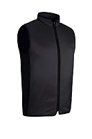 g.SHIEL SALE Full Zip Rib Padded Golf Gilet Sale - Black