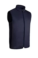 g.SHIEL SALE Full Zip Rib Padded Golf Gilet Sale - Navy