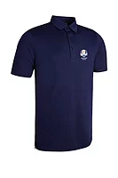 g.RYDER CUP SILLOTH Ryder Cup Tailored Collar Performance Golf Shirt - Navy