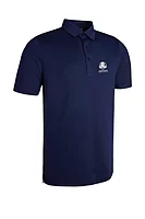 g.RYDER CUP SILLOTH Ryder Cup Tailored Collar Performance Golf Shirt - Navy