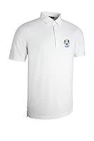 g.RYDER CUP SILLOTH Ryder Cup Tailored Collar Performance Golf Shirt - White
