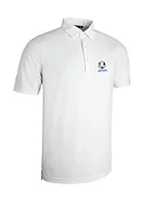 g.RYDER CUP SILLOTH Ryder Cup Tailored Collar Performance Golf Shirt - White