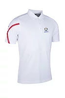 g.RYDER CUP ST GEORGE Ryder Cup St George Cross Performance Golf Shirt - White/Garnet