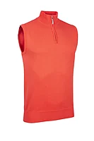 g.STANLEY Quarter Zip Cotton Lightweight Golf Slipover - Apricot