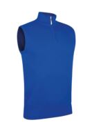 g.STANLEY Quarter Zip Cotton Lightweight Golf Slipover - Ascot Blue