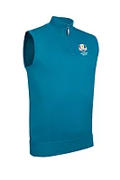 g.RYDER CUP STANLEY Ryder Cup Quarter Zip Cotton Lightweight Golf Slipover - Lagoon