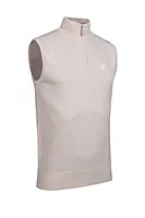 g.THE OPEN STANLEY The Open Quarter Zip Cotton Lightweight Golf Slipover - Linen