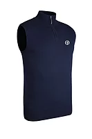 g.THE OPEN STANLEY The Open Quarter Zip Cotton Lightweight Golf Slipover - Navy