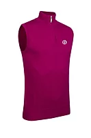 g.THE OPEN STANLEY The Open Quarter Zip Cotton Lightweight Golf Slipover - Raspberry
