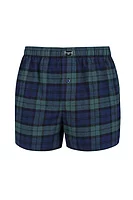 g.STUART Tartan Cotton Flannel Boxer Shorts - Tartan