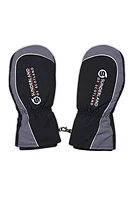 s.MITTENS Thermal Lined Showerproof Golf Mittens - Black