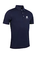 g.RYDER CUP TAIN Ryder Cup Tailored Collar Mercerised Cotton Golf Shirt - Navy