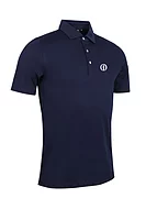 g.THE OPEN TAIN The Open Tailored Collar Mercerised Cotton Golf Shirt - Navy
