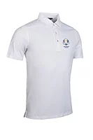 g.RYDER CUP TAIN Ryder Cup Tailored Collar Mercerised Cotton Golf Shirt - White