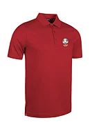 g.RYDER CUP TARTH Ryder Cup Mercerised Cotton Golf Shirt - Garnet
