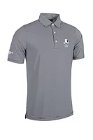 g.RYDER CUP TORRANCE Ryder Cup Micro Stripe Performance Golf Shirt - Black/White