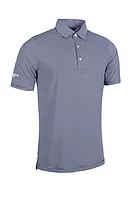 g.TORRANCE Micro Stripe Performance Golf Shirt - Navy/White