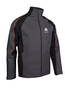 s.RYDER CUP TYPHOON Ryder Cup Contrast Shoulder Panel Waterproof Golf Jacket - Charcoal/Black/Inferno