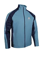 s.RYDER CUP TYPHOON Ryder Cup Contrast Shoulder Panel Waterproof Golf Jacket - Pacific Blue/Navy/White