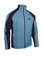 s.THE OPEN TYPHOON The Open Contrast Shoulder Panel Waterproof Golf Jacket - Pacific Blue/Navy/White