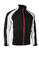 s.VANCOUVER PRO JKT SALE Raglan Panelled Waterproof Golf Jacket Sale - Black/White/Red