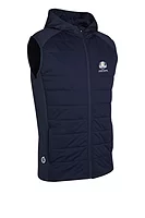 s.RYDER CUP VERMONT Ryder Cup Hybrid Padded Performance Sleeveless Midweight Golf Hoodie - Navy